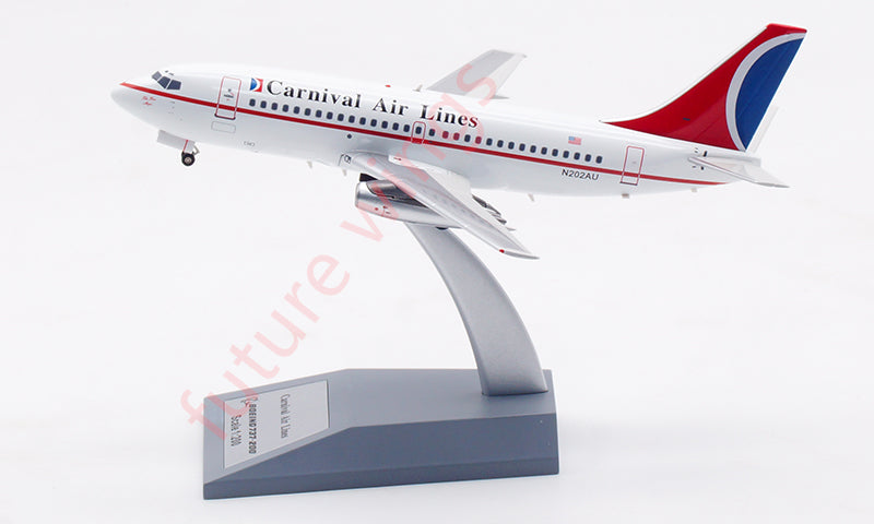 1:200 InFlight200 Carnival Airlines B737-200 N202AU Aircraft Model With Stand