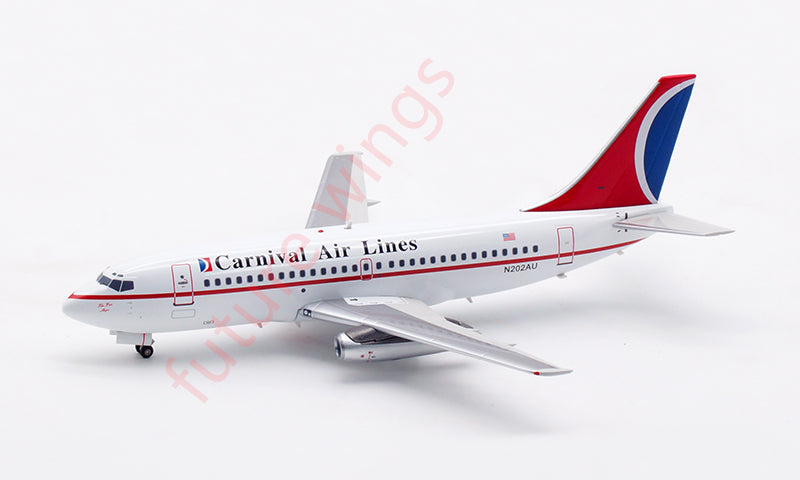 1:200 InFlight200 Carnival Airlines B737-200 N202AU Aircraft Model With Stand