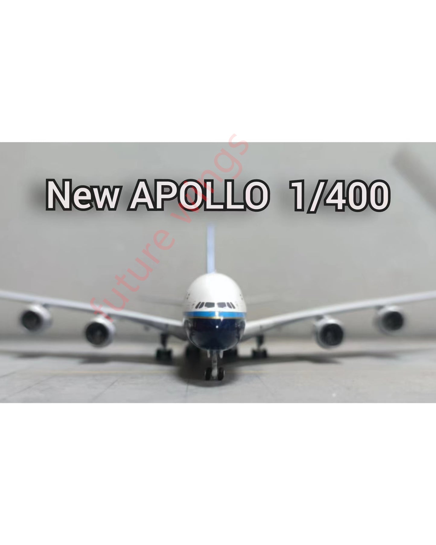 1:400 APOLLO China Southern A380-800 Diecast Aircraft Model+Free Tractor