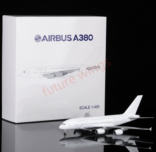 1:400 HX Models Airbus A380 Aircraft Model +Free TractorC Aircraft Model+Free Tractor