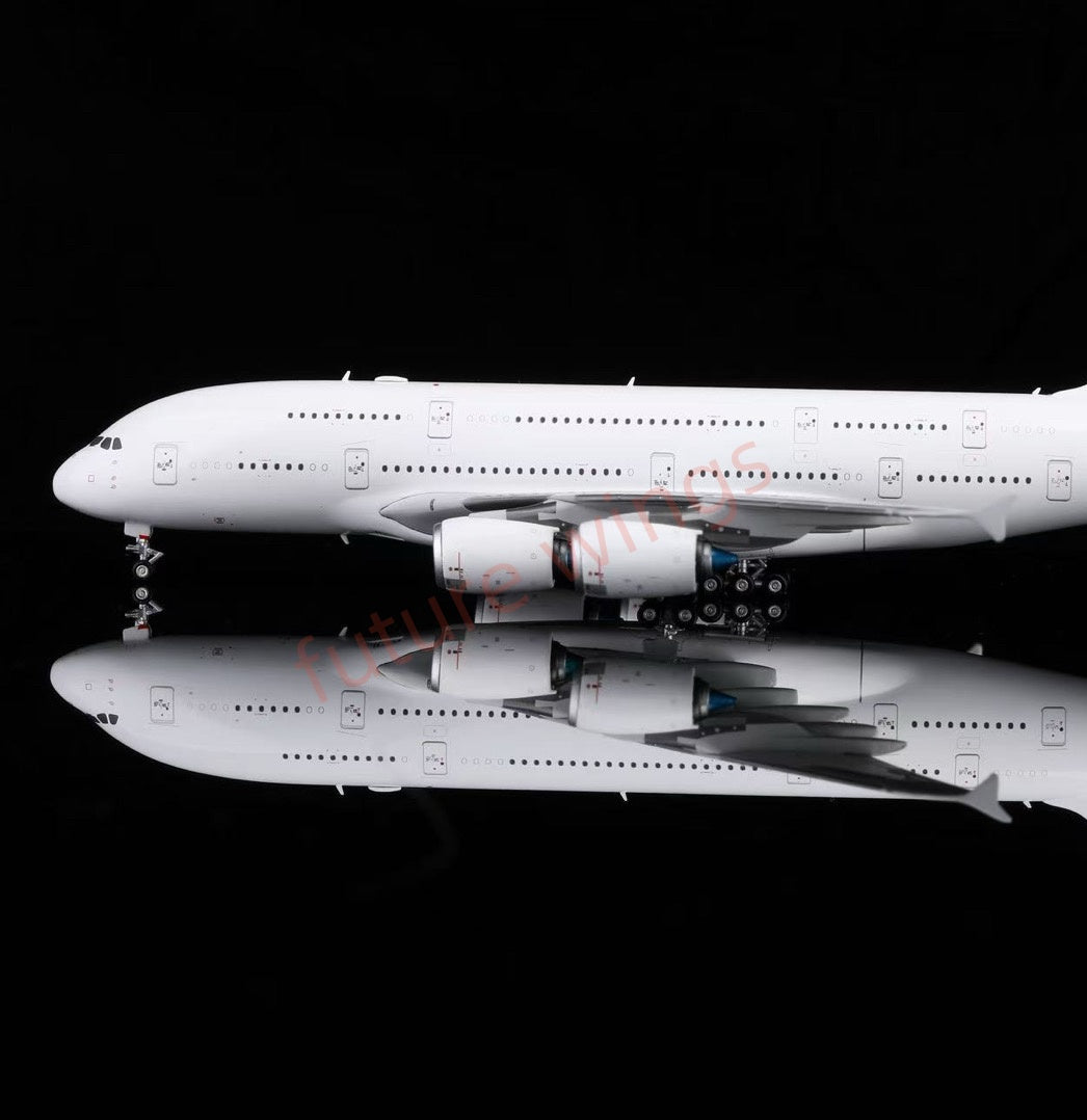 1:400 HX Models Airbus A380 Aircraft Model +Free TractorC Aircraft Model+Free Tractor