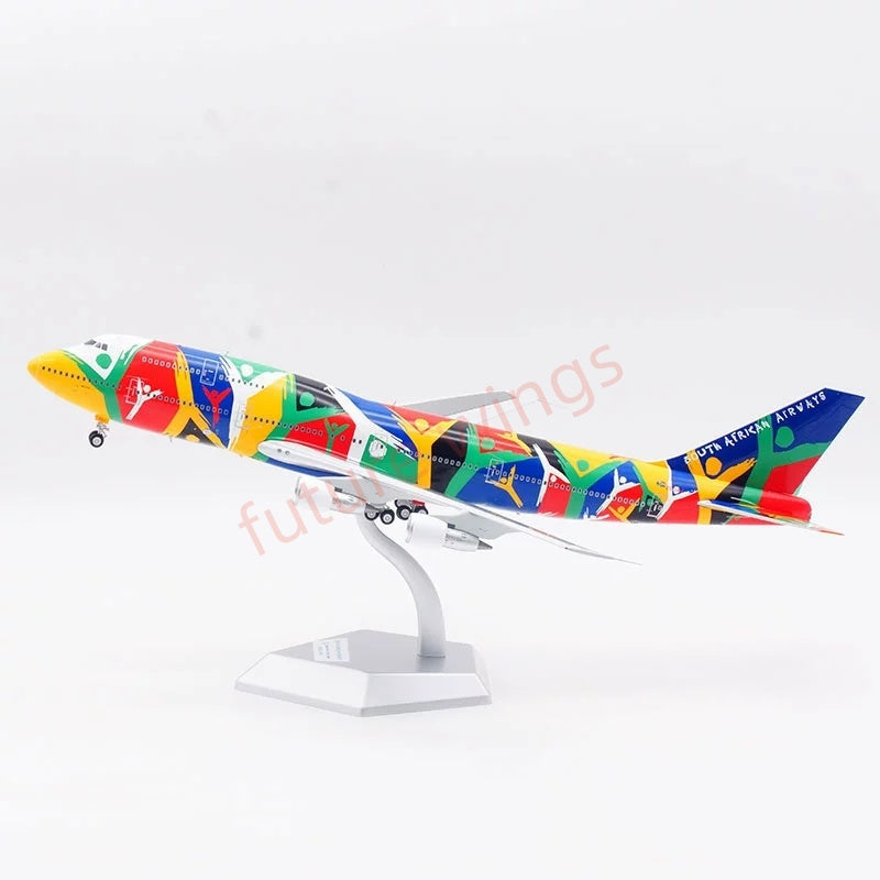 1:200 SQ Wings South African Airways B747-300 ZS-SAJ Diecast Aircraft Model