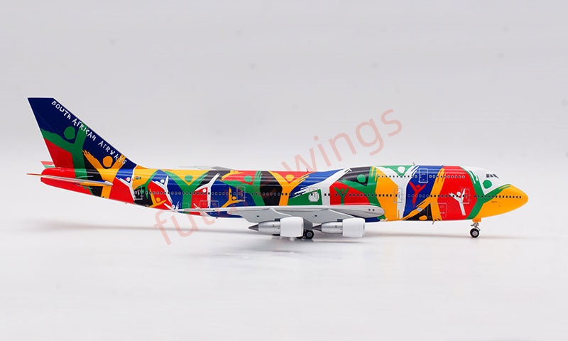 1:200 SQ Wings South African Airways B747-300 ZS-SAJ Diecast Aircraft Model