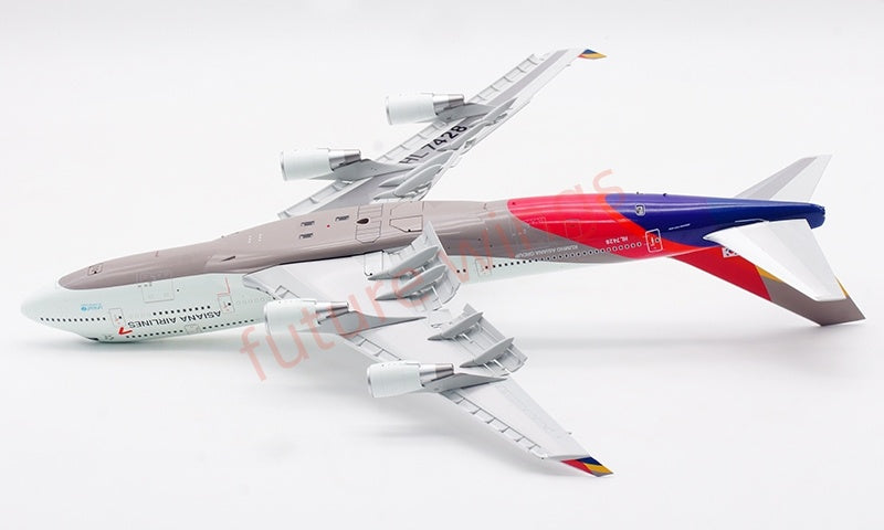 1:200 SQ Wings Asiana Airlines B747-400 HL7428 Diecast Aircraft Model