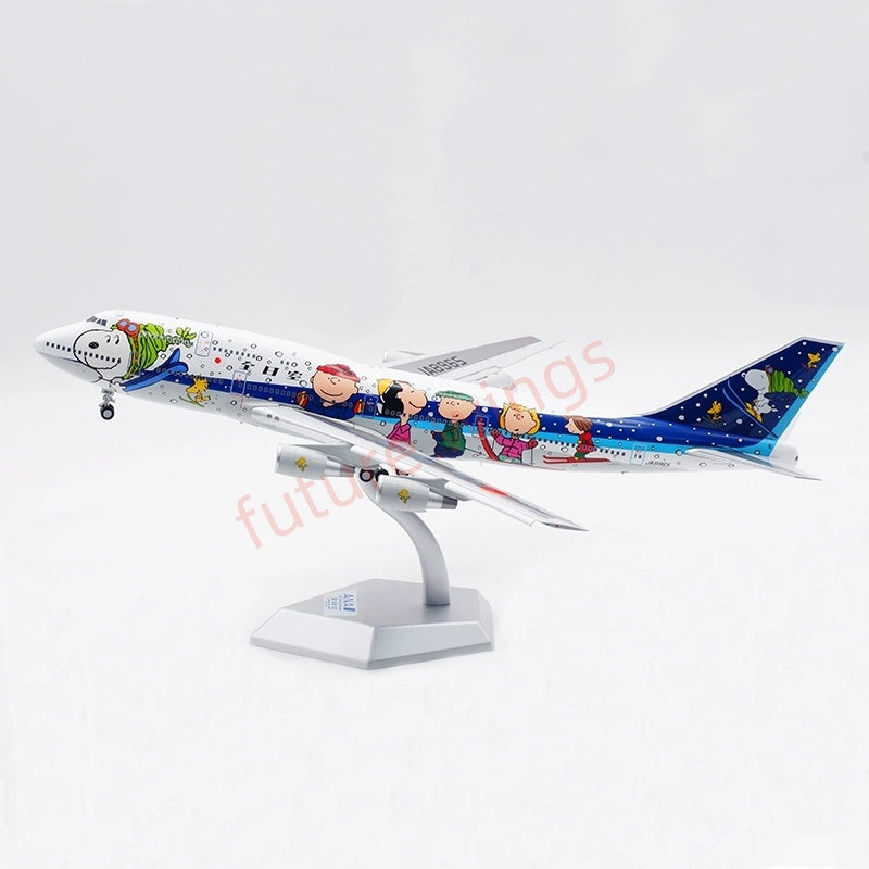 1:200 SQ Wings ANA B747-400D JA8965 “Snoopy” Diecast Aircraft Model