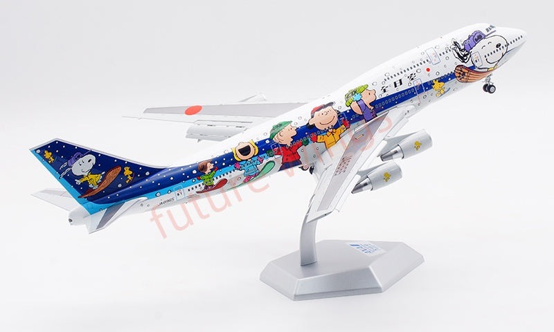 1:200 SQ Wings ANA B747-400D JA8965 “Snoopy” Diecast Aircraft Model