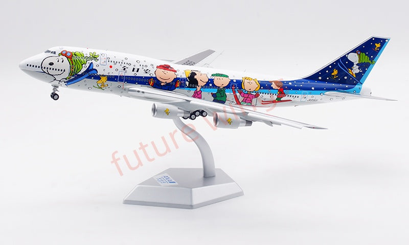 1:200 SQ Wings ANA B747-400D JA8965 “Snoopy” Diecast Aircraft Model