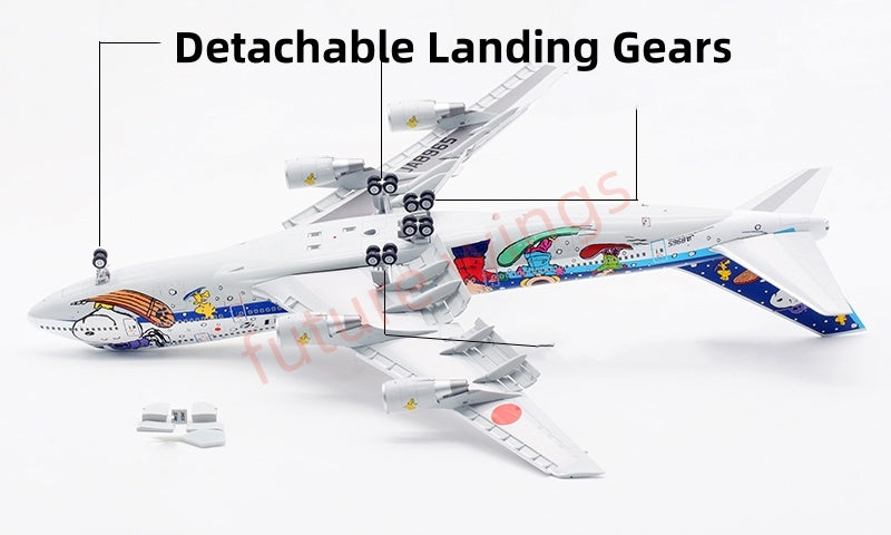 1:200 SQ Wings ANA B747-400D JA8965 “Snoopy” Diecast Aircraft Model