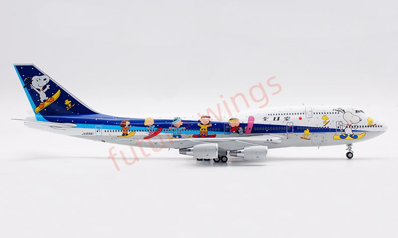 1:200 SQ Wings ANA B747-100SR JA8961 “Snoopy” Diecast Aircraft Model