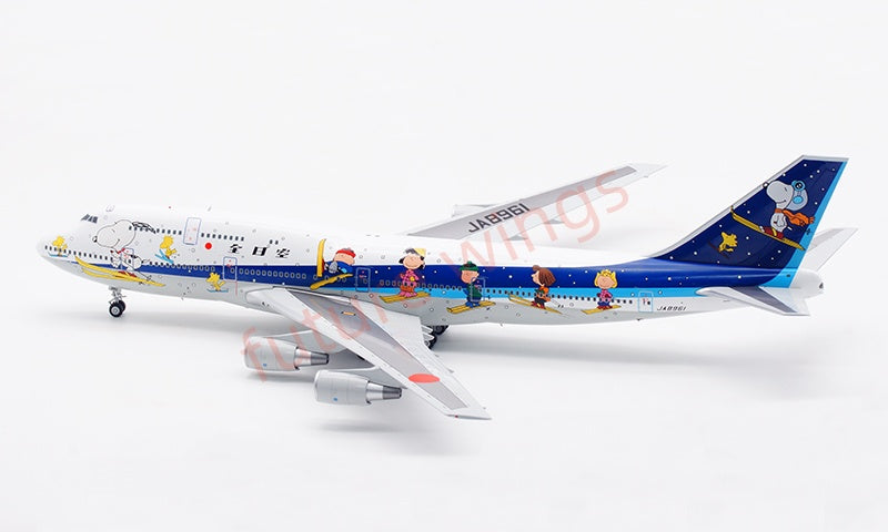 1:200 SQ Wings ANA B747-100SR JA8961 “Snoopy” Diecast Aircraft Model