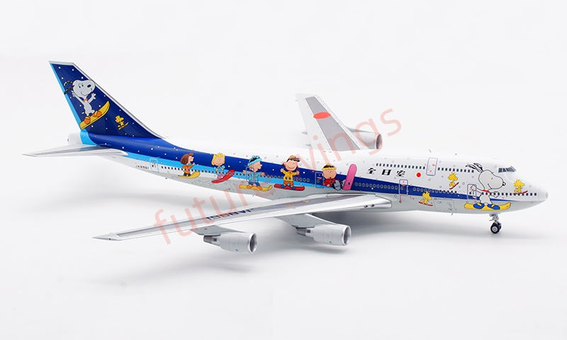 1:200 SQ Wings ANA B747-100SR JA8961 “Snoopy” Diecast Aircraft Model