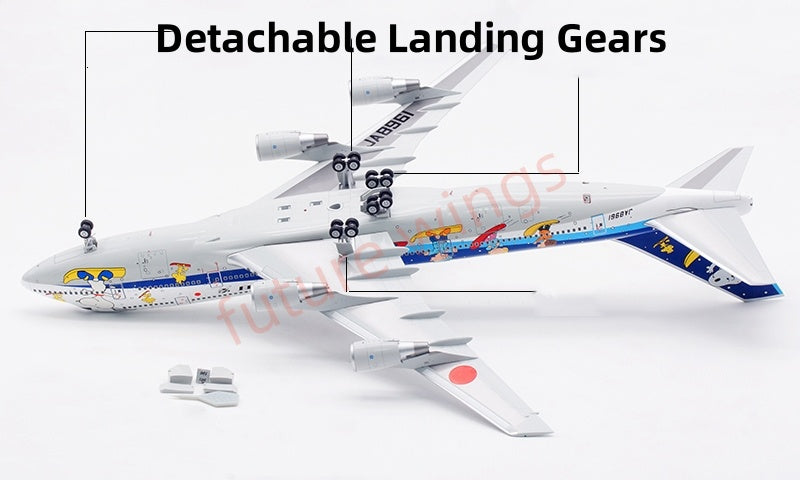 1:200 SQ Wings ANA B747-100SR JA8961 “Snoopy” Diecast Aircraft Model