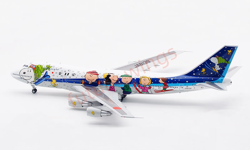 1:200 SQ Wings ANA B747-100SR JA8139  “Snoopy” Diecast Aircraft Model