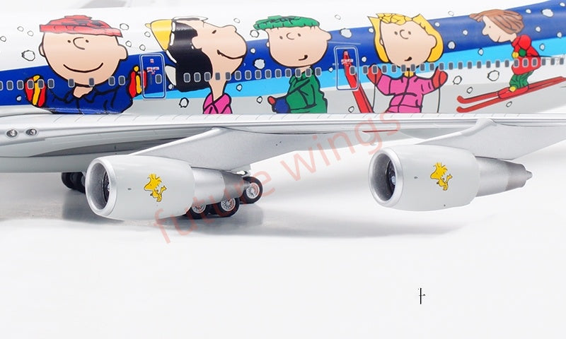 1:200 SQ Wings ANA B747-100SR JA8139  “Snoopy” Diecast Aircraft Model