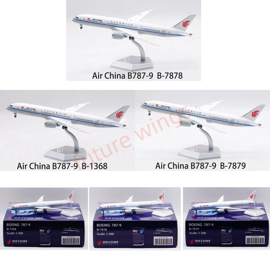 1:200 SQ Wings Air China B787-9 B-7878 B-1368 B-7879 Diecast Aircraft Model