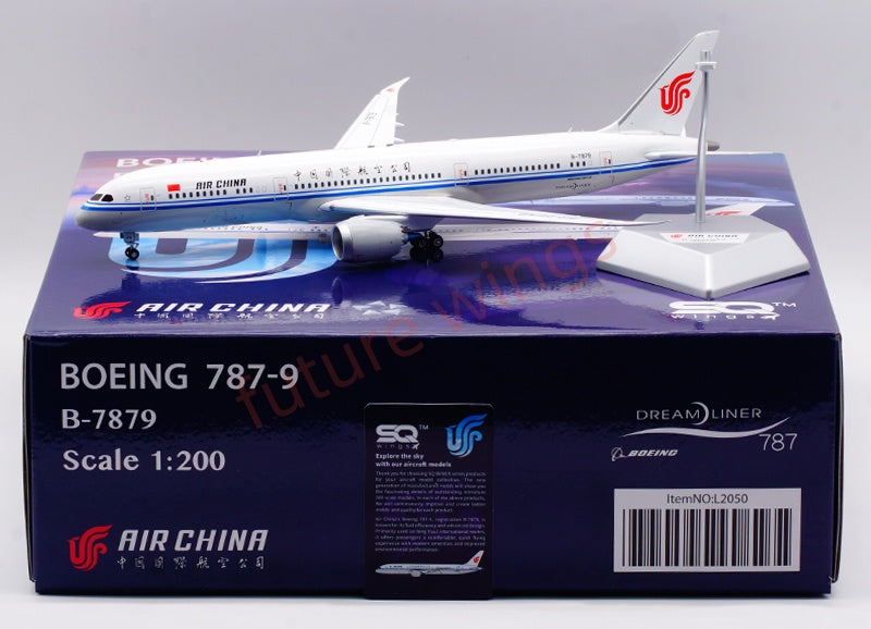 1:200 SQ Wings Air China B787-9 B-7878 B-1368 B-7879 Diecast Aircraft Model