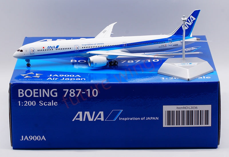 1:200 SQ Wings ANA B787-10 JA900A JA981A Diecast Aircraft Model