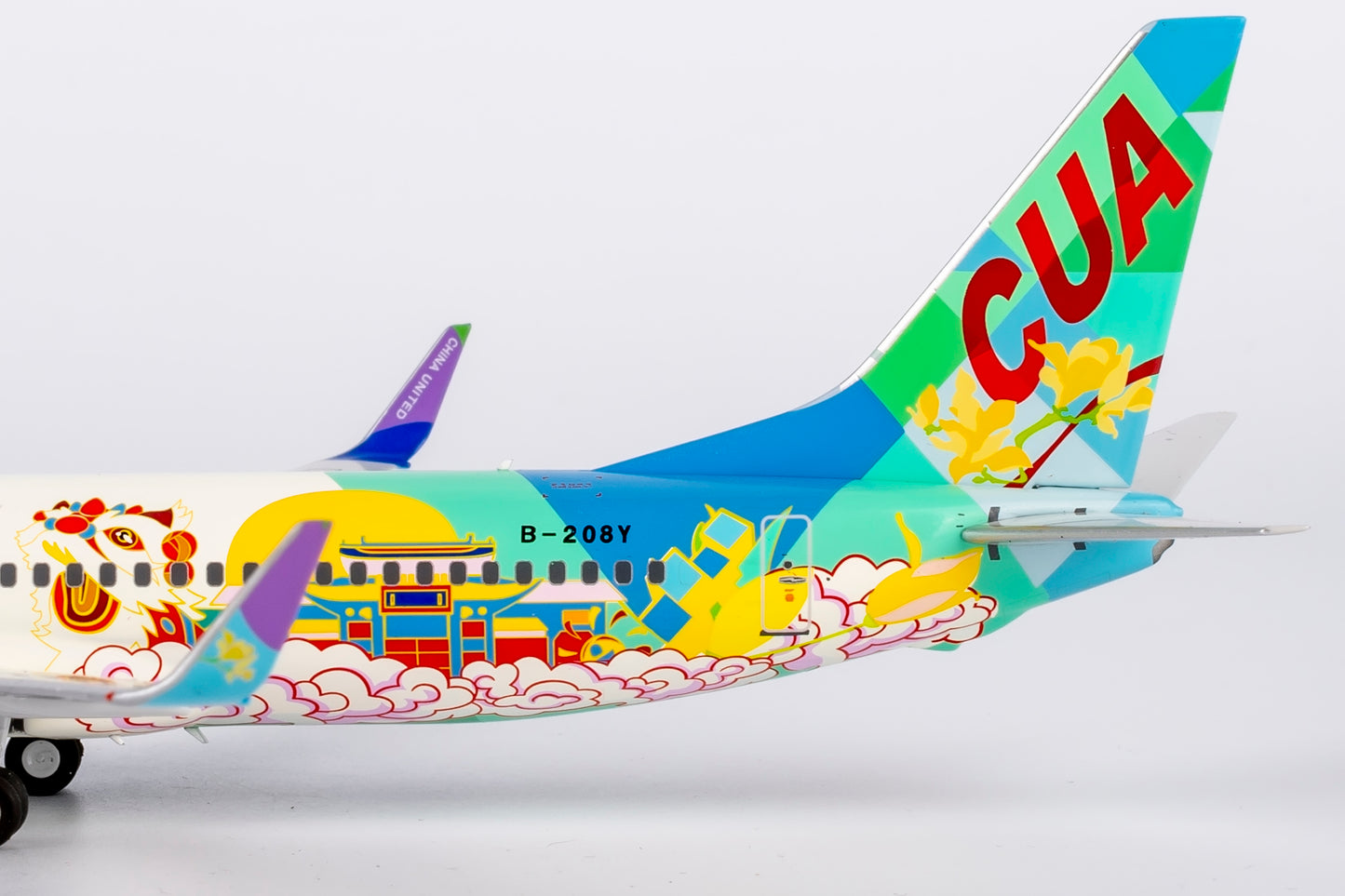 1:200 NG Models 08005 China United Airlines B737-800 B-208Y "Foshan" Aircraft Model
