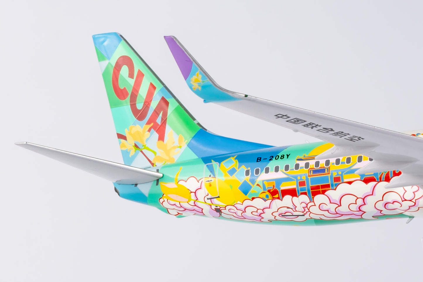 1:200 NG Models 08005 China United Airlines B737-800 B-208Y "Foshan" Aircraft Model