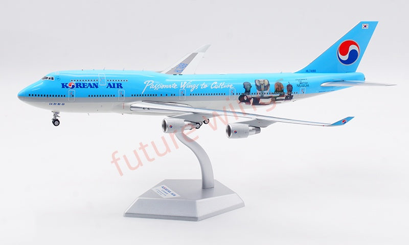 1:200 SQ Wings Korean Air B747-400 HL7488 Diecast Aircraft Model