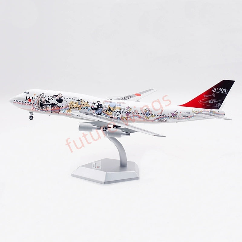 1:200 SQ Wings JAL Japan Airlines B747-400D JA8908 Diecast Aircraft Model