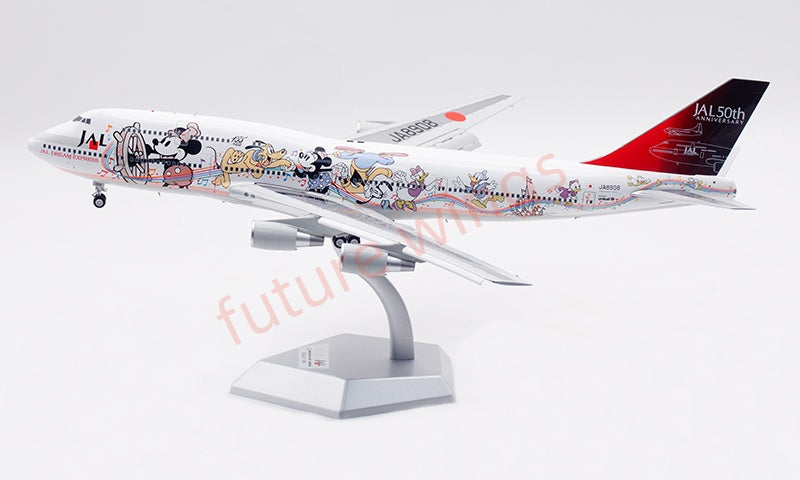 1:200 SQ Wings JAL Japan Airlines B747-400D JA8908 Diecast Aircraft Model