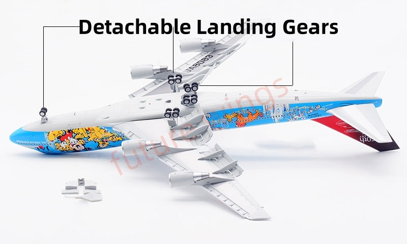 1:200 SQ Wings JAL Japan Airlines B747-400D JA8083 Diecast Aircraft Model