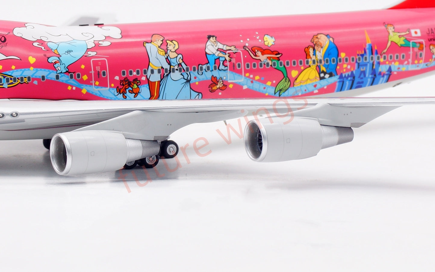 1:200 SQ Wings JAL Japan Airlines B747-400D JA8904 Diecast Aircraft Model