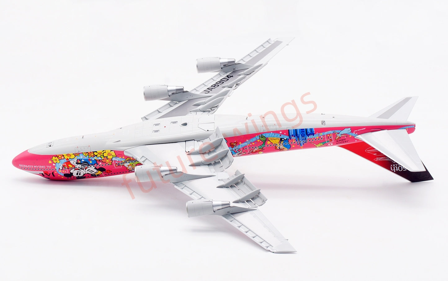 1:200 SQ Wings JAL Japan Airlines B747-400D JA8904 Diecast Aircraft Model