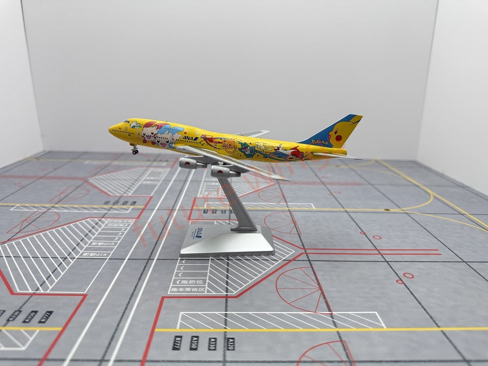 1:400 Geministar ANA B747-400 JA8957 "Pokemon" Aircraft Model+Free Tractor