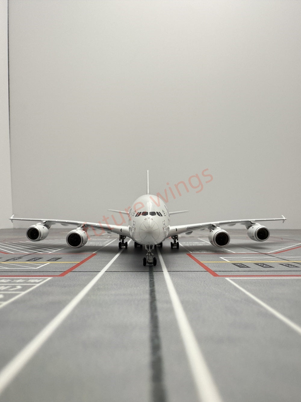 1:400 YY Wings Lufthansa Airlines A380 D-AIMB/D-AIMC Aircraft Model+Tractor