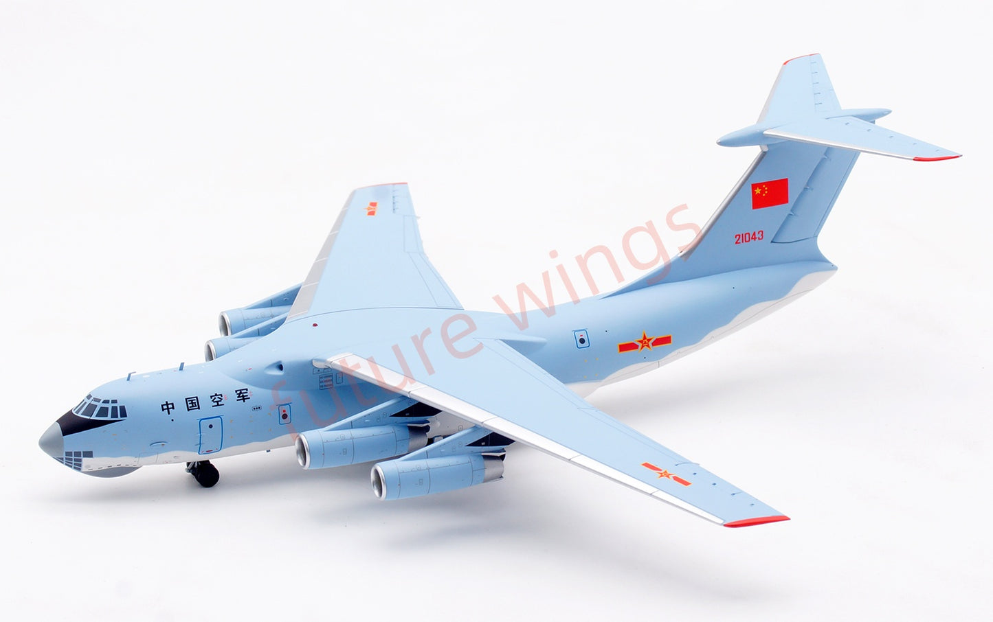 1:200 SQ Wings PLAAF Ilyushin IL-76 21043 Diecast Aircraft Model