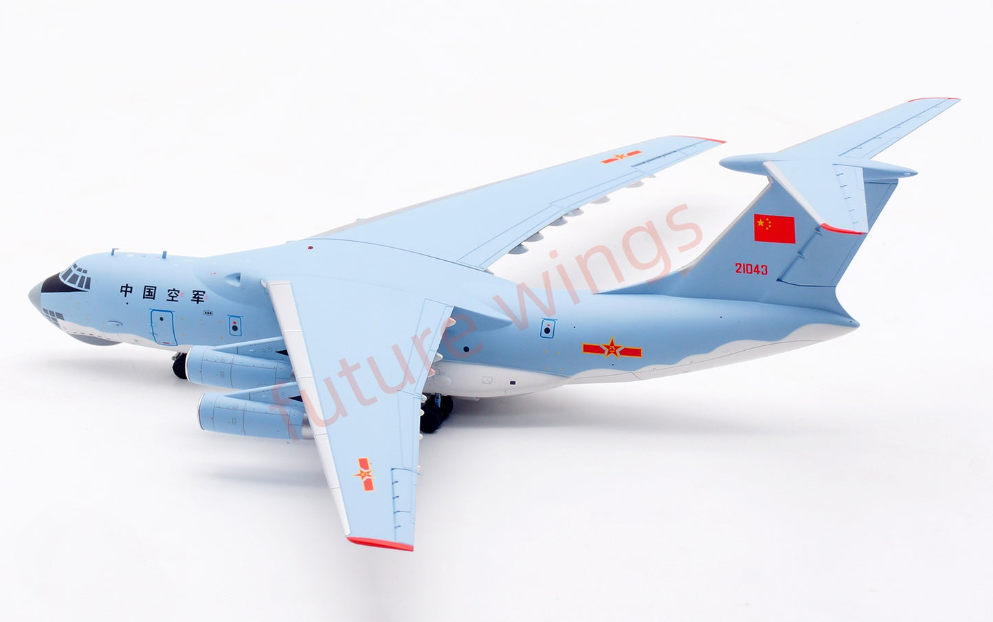 1:200 SQ Wings PLAAF Ilyushin IL-76 21043 Diecast Aircraft Model