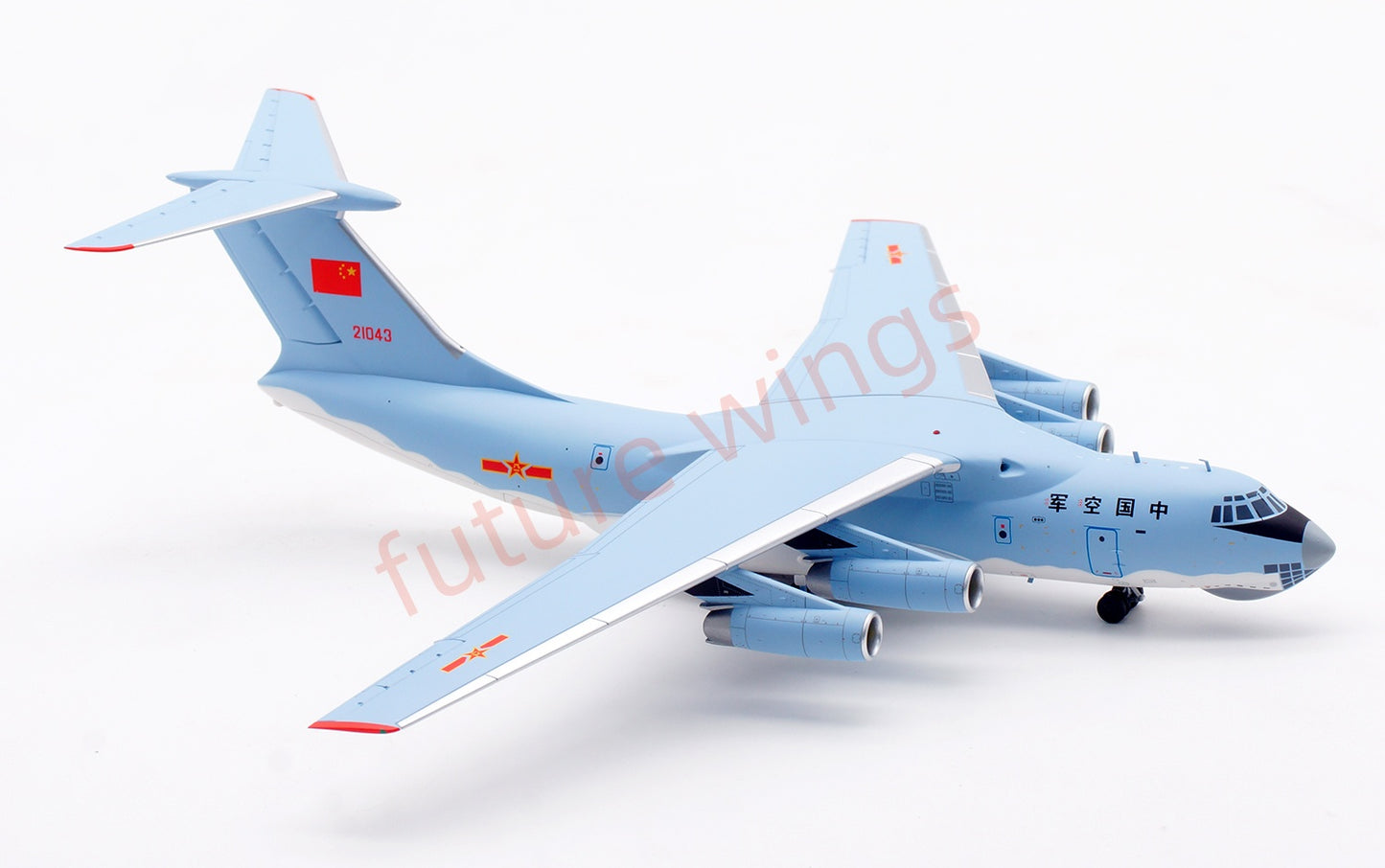 1:200 SQ Wings PLAAF Ilyushin IL-76 21043 Diecast Aircraft Model
