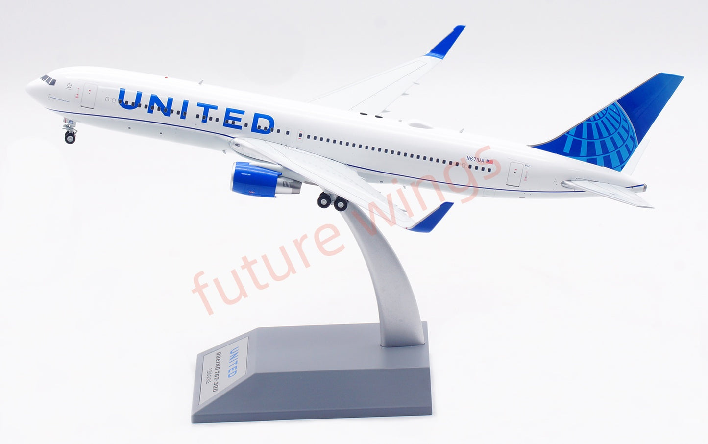 1:200 InFlight200 United Airlines B767-300 N671UA Diecast Aircraft Model