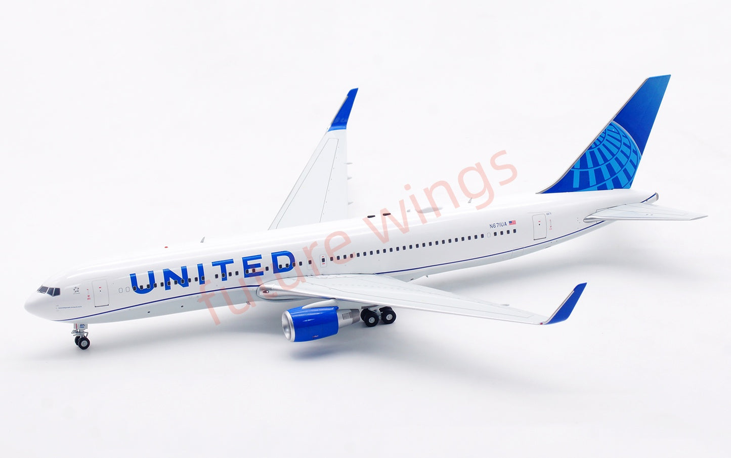 1:200 InFlight200 United Airlines B767-300 N671UA Diecast Aircraft Model