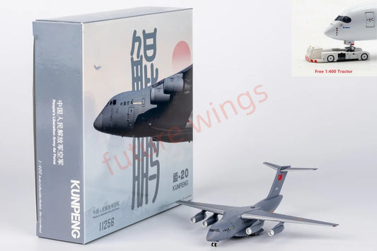 1:400 NG Models NG22023 China Air Force Y-20 "KunPeng" 11256 Transport Aircraft Model+Free Tractor