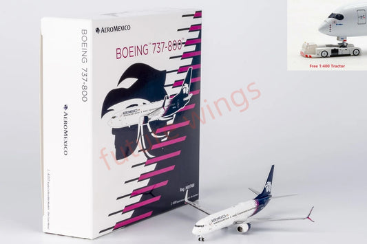 1:400 NG Models NG58247 AeroMexico B737-800/w N957AM Aircraft Model+Free Tractor