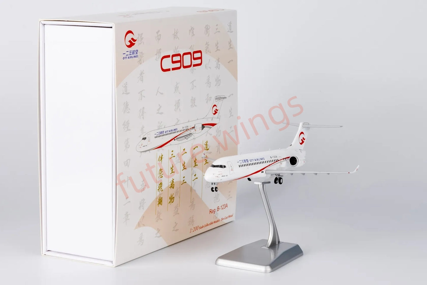 1:200 NG Models NG20130 OTT Airlines C909(ARJ21-700) B-123A Aircraft Model