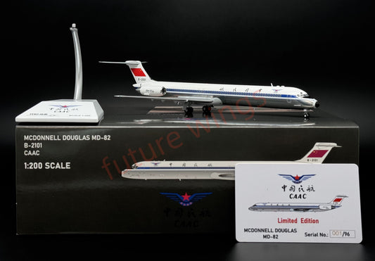 1:200 JC Wings* CAAC McDonnell Douglas MD-82 B-2101 Diecast Aircraft Model