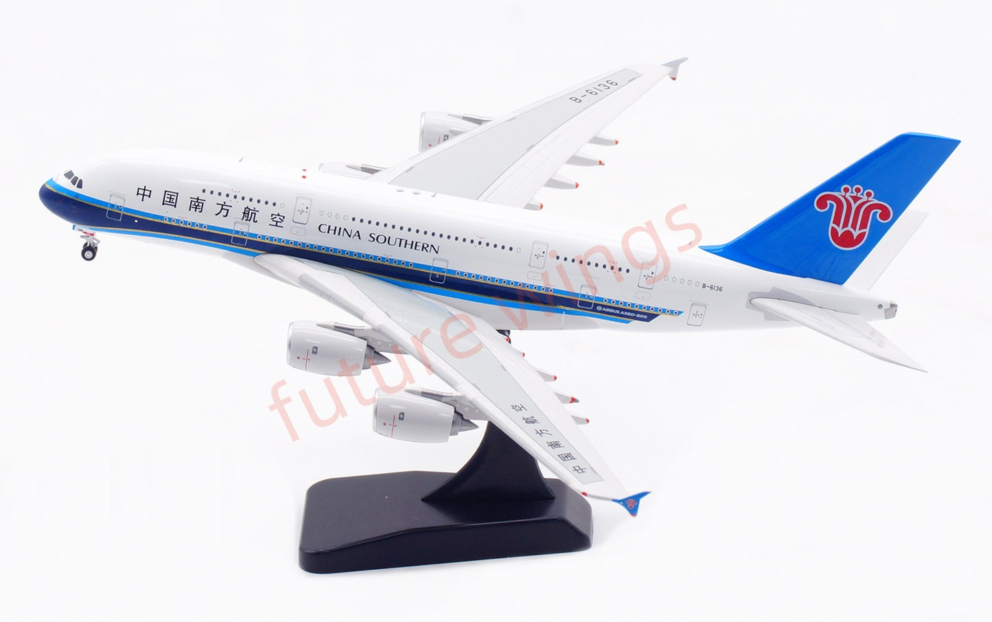 1:400 Aviation400 China Southern Airlines A380 B-6136/B-6137/B-6138/B-6139B-6140 Aircraft Model Free Tractor+Stand