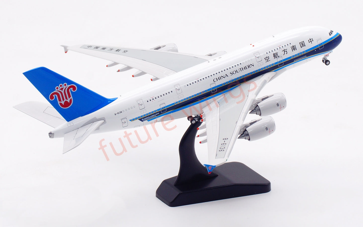 1:400 Aviation400 China Southern Airlines A380 B-6136/B-6137/B-6138/B-6139B-6140 Aircraft Model Free Tractor+Stand