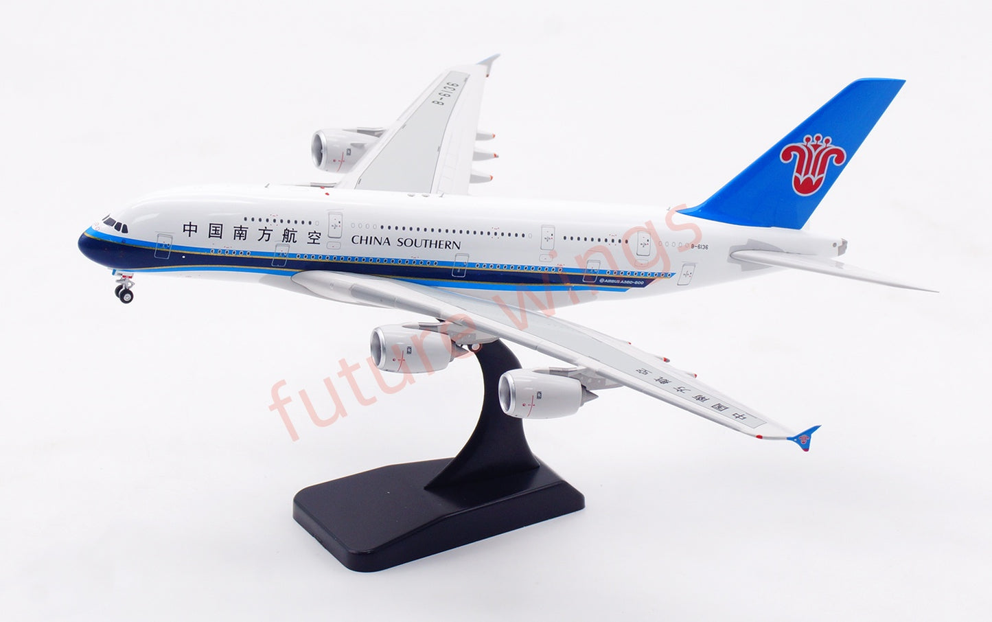 1:400 Aviation400 China Southern Airlines A380 B-6136/B-6137/B-6138/B-6139B-6140 Aircraft Model Free Tractor+Stand