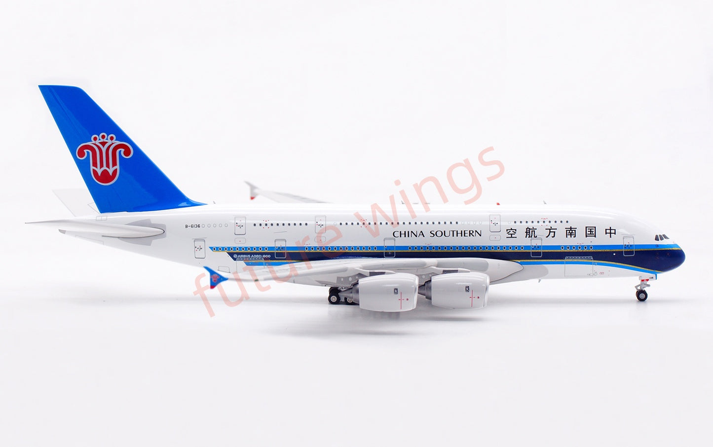1:400 Aviation400 China Southern Airlines A380 B-6136/B-6137/B-6138/B-6139B-6140 Aircraft Model Free Tractor+Stand