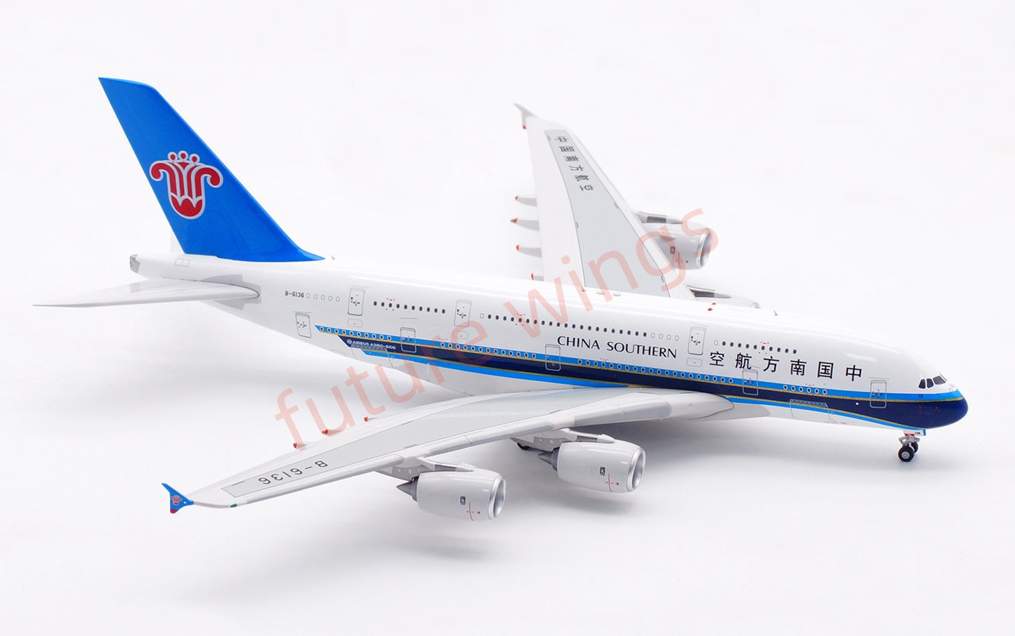 1:400 Aviation400 China Southern Airlines A380 B-6136/B-6137/B-6138/B-6139B-6140 Aircraft Model Free Tractor+Stand