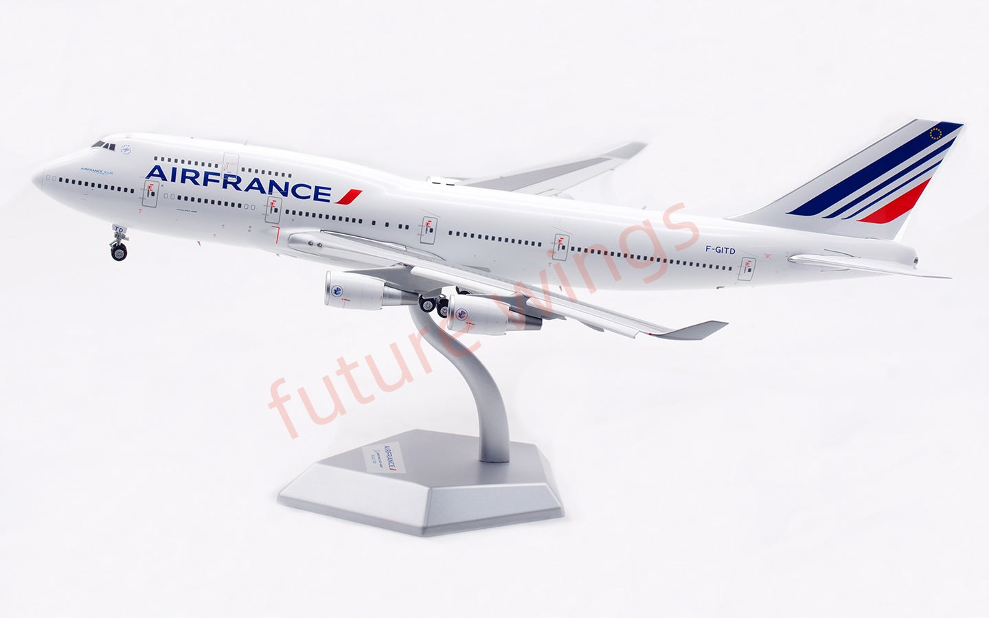 1:200 SQ Wings Air France B747-400 F-GITH F-GITD Diecast Aircraft Model