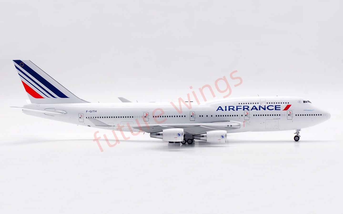 1:200 SQ Wings Air France B747-400 F-GITH F-GITD Diecast Aircraft Model