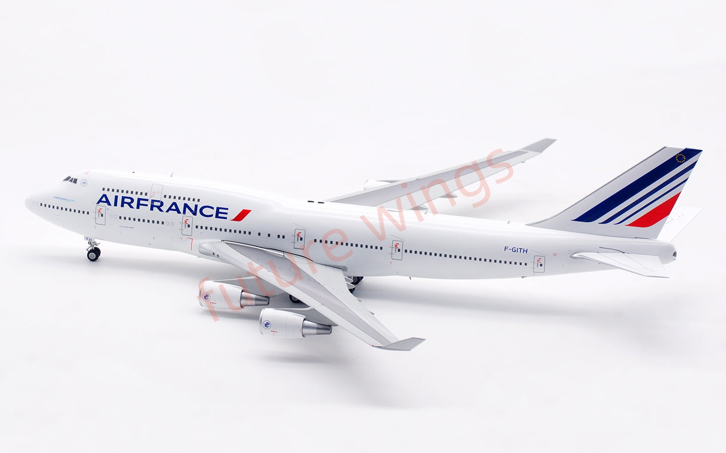 1:200 SQ Wings Air France B747-400 F-GITH F-GITD Diecast Aircraft Model