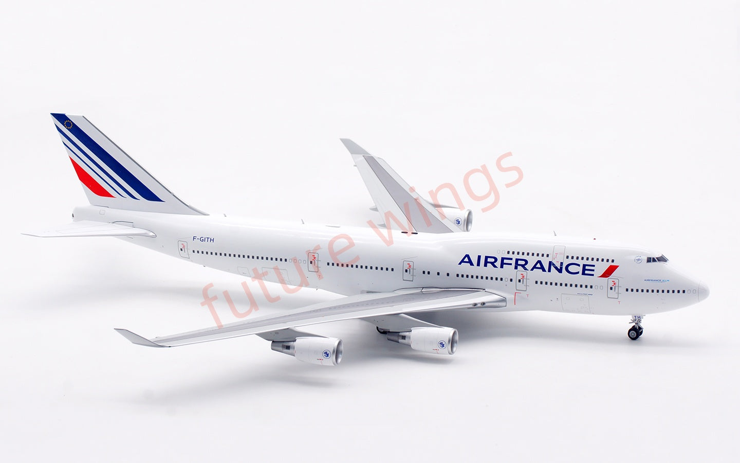 1:200 SQ Wings Air France B747-400 F-GITH F-GITD Diecast Aircraft Model