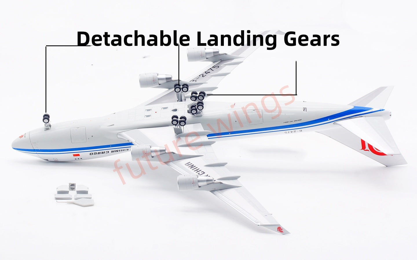 1:200 SQ Wings Air China B747-400F B-2475 Diecast Aircraft Model